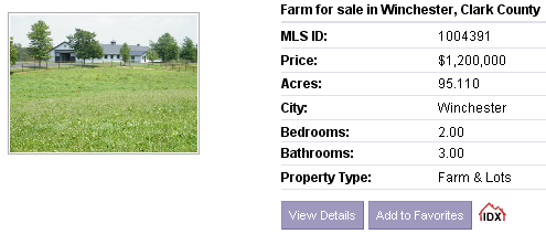 Winchester Ky Farms for Sale
