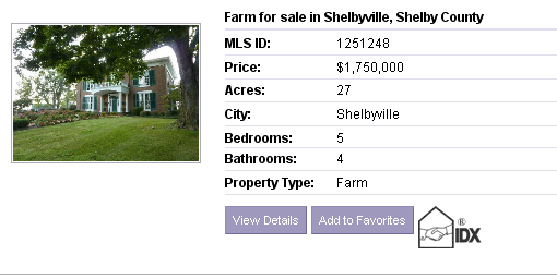 1086 Anderson Lane Shelby County Kentucky